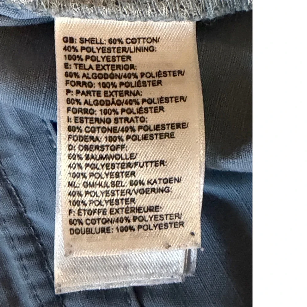 The North Face Cargo Shorts Mens 40 Blue‎ Ripstop Hiking Utility